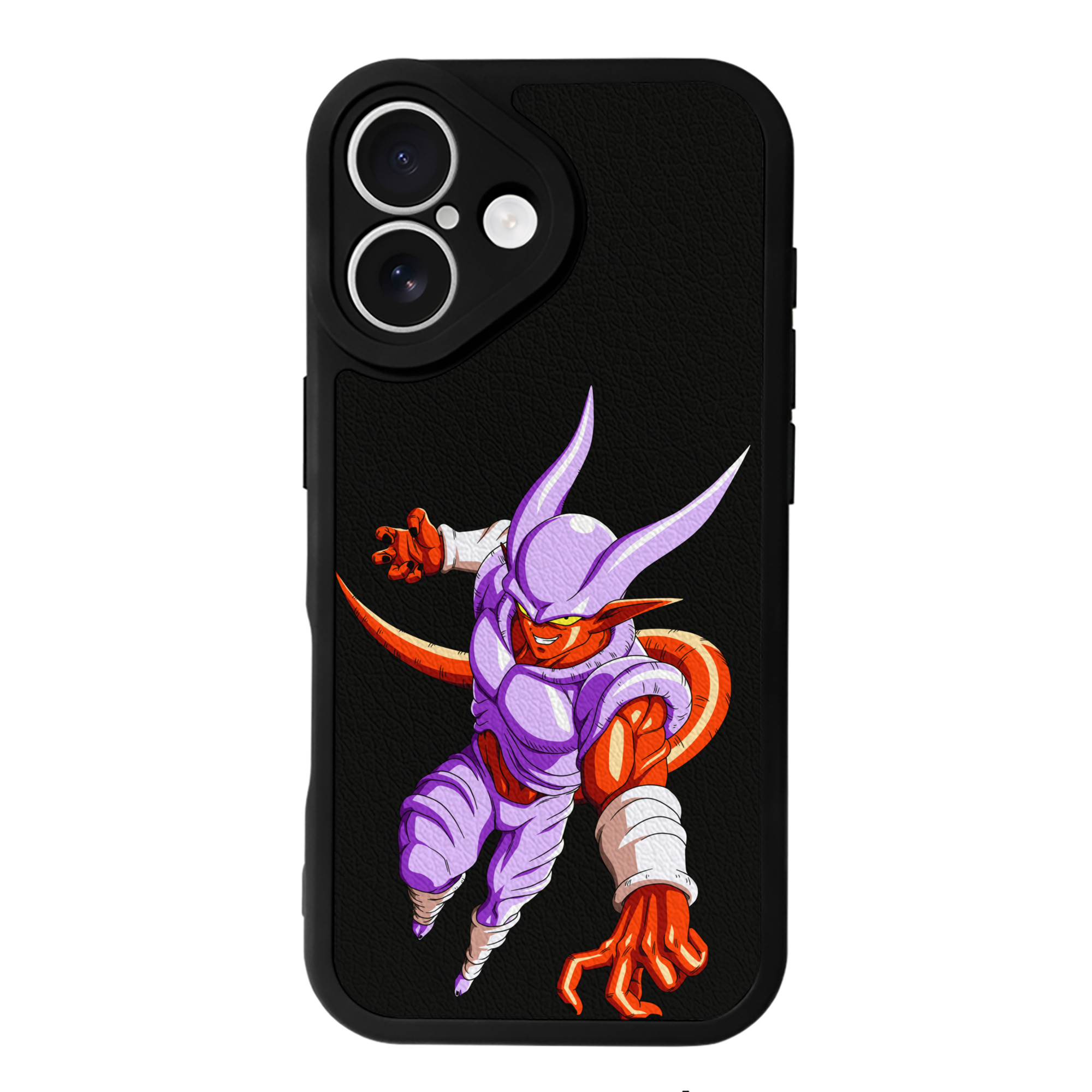 （画像用） ドラゴンボール ジャネンバ DRAGON BALL Janemba 【iPhone 16シリーズ対応】シリコンスマホケース（レザー調） 材質：シリコン